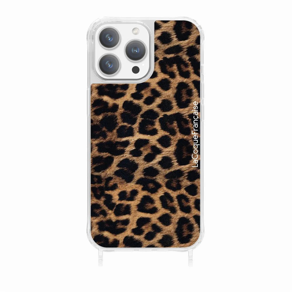 COQUES LÉOPARD AVEC ANNEAUX