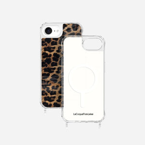 COQUES LÉOPARD AVEC ANNEAUX