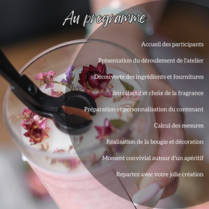 ATELIER CRÉATION BOUGIE ARTISANALE