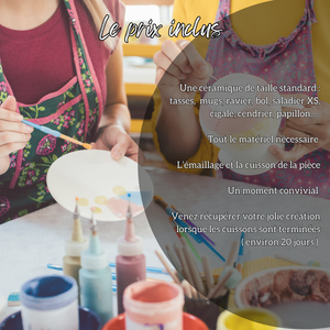 ATELIER - PEINTURE SUR CÉRAMIQUE