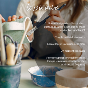 ATELIER ADULTES - PEINTURE SUR CÉRAMIQUE