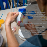 Charger l'image dans la galerie, ATELIER PEINTURE SUR CÉRAMIQUE SAMEDI 14 MARS
