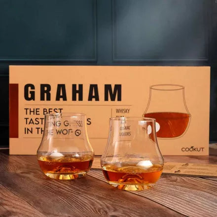 COFFRET 2 VERRES WHISKY COOKUT
