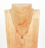 Charger l&#39;image dans la galerie, COLLIER PERLES ZIRCON CHARMS
