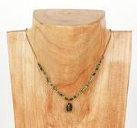 Charger l&#39;image dans la galerie, COLLIER PERLES ZIRCON CHARMS
