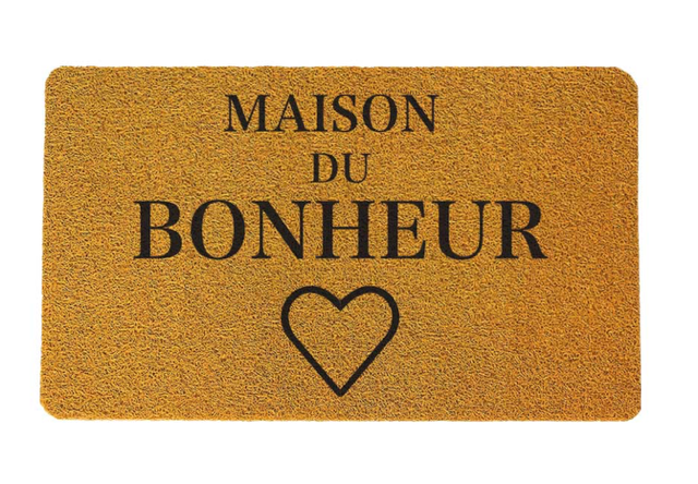 PAILLASSON MAISON DU BONHEUR