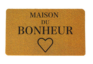 PAILLASSON MAISON DU BONHEUR