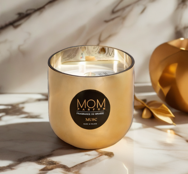 BOUGIE PARFUMÉE MAJESTUEUSE MUSC TAILLE L