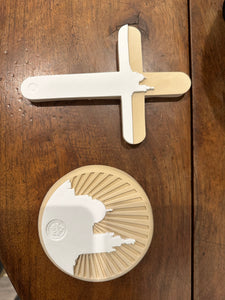 LOT CROIX + MÉDAILLON BONNE MÈRE