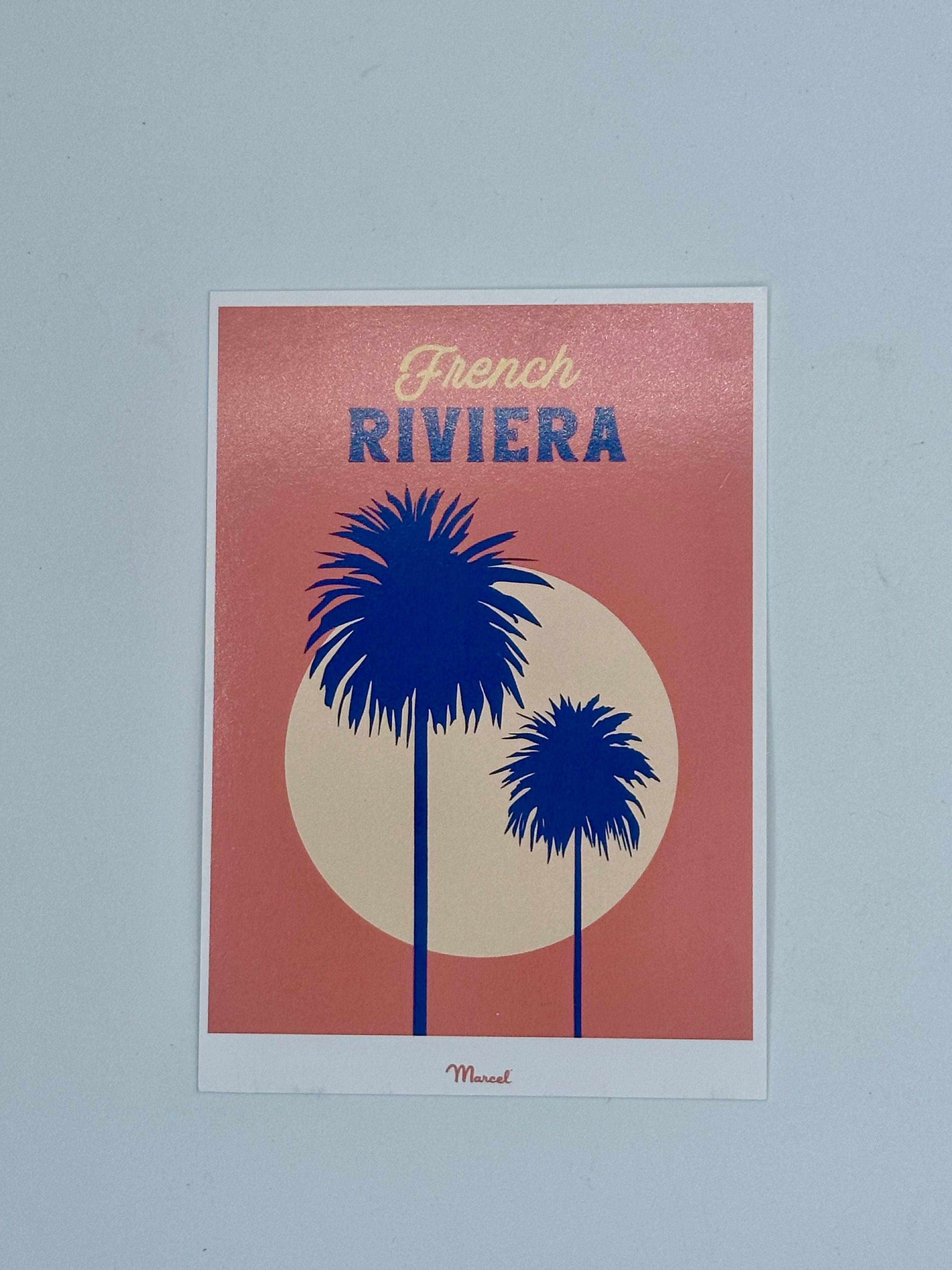 CARTE POSTE FRENCH RIVIERA