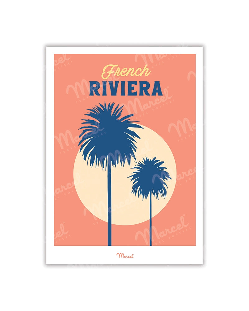 CARTE POSTE FRENCH RIVIERA