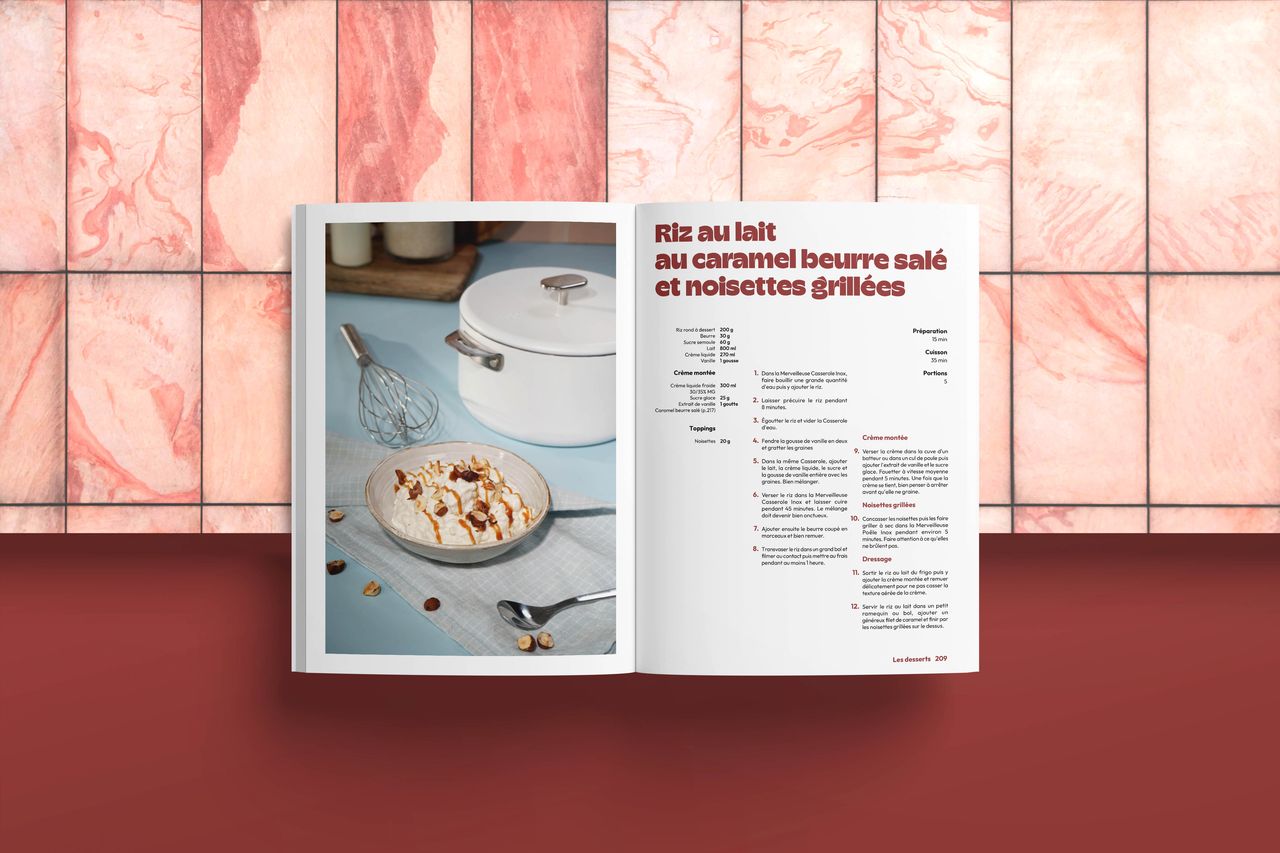 LIVRE DE CUISINE LA MERVEILLEUSE