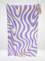 Charger l'image dans la galerie, SERVIETTE DE PLAGE WAVY LAVANDE
