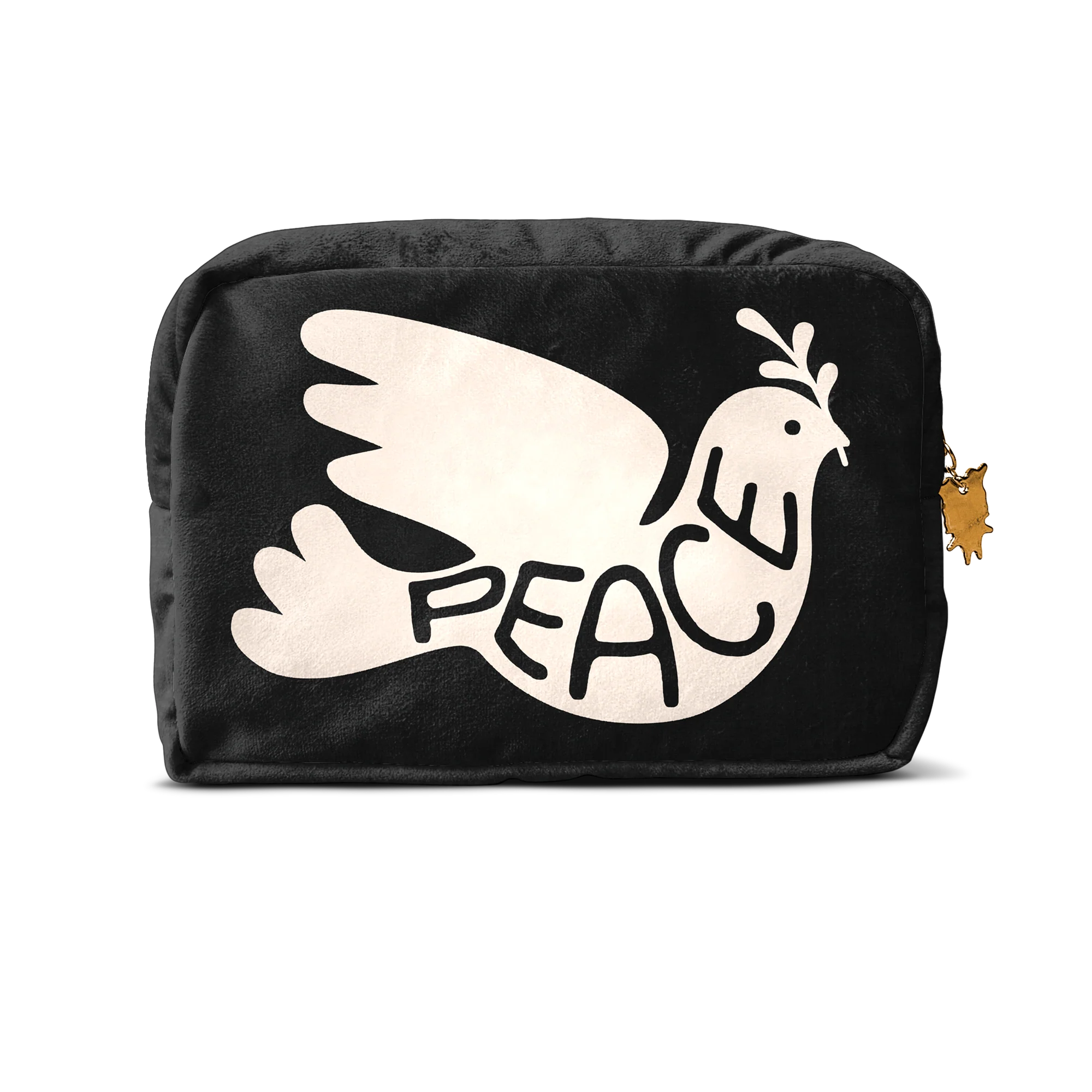 POCHETTE VELOUR PEACE S