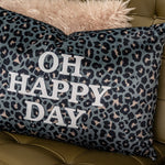 Charger l&#39;image dans la galerie, COUSSIN VELOUR OH HAPPY DAY
