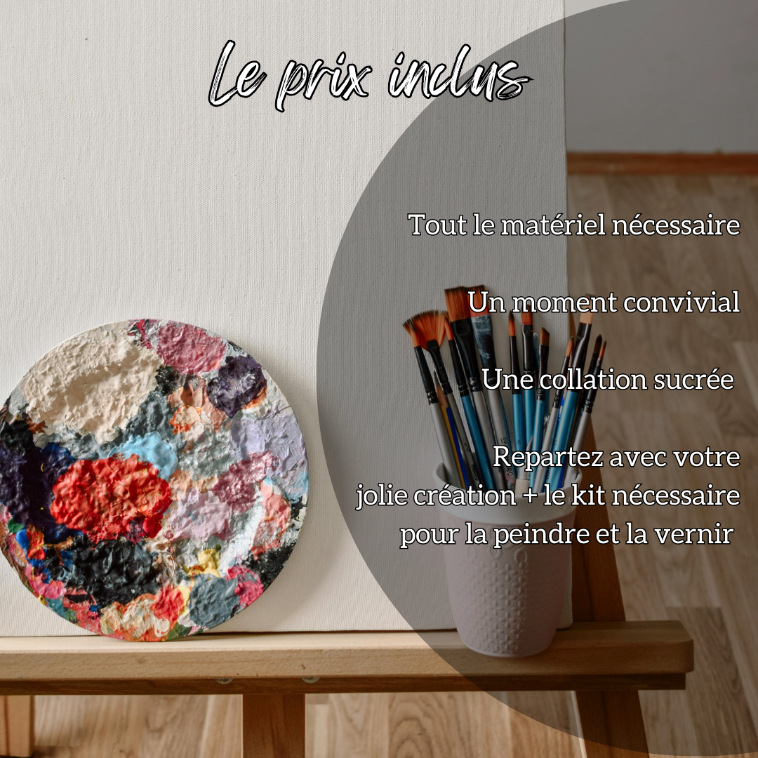 ATELIER ENFANT 29/10 - PEINTURE SUR TOILE