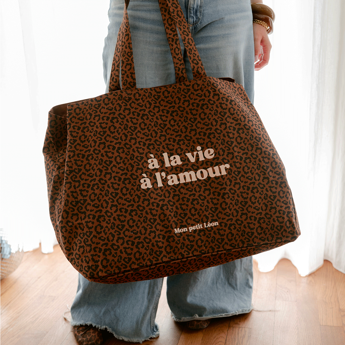 CABAS XXL À LA VIE À L'AMOUR