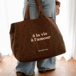 CABAS XXL À LA VIE À L'AMOUR