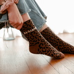 Charger l&#39;image dans la galerie, CHAUSSETTE LÉOPARD À LA VIE À L&#39;AMOUR
