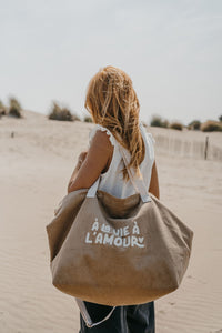 SAC XL VELOURS À LA VIE À L'AMOUR